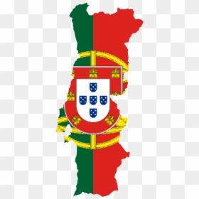 Flag Map Of Portugal Drapeau Bandiera Bandeira Flagga - Portugal Flag Map, HD Png Download - bandeira usa png