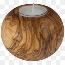 Little Angel Olive Wood Candle Holder - Olive Wood Candle Holders, HD Png Download - candle holder png