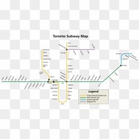 Toronto Subway Map, HD Png Download - flores y pajaritos vintage png