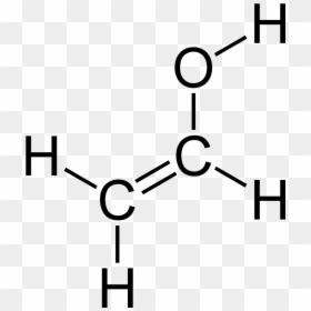 Structural Formula Of Ethenol - Vinyl Alcohol, HD Png Download - vinil png