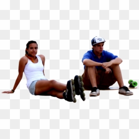 Patinetos Aulcast Mx - Png Person Sitting In The Beach, Transparent Png - persona sentada png