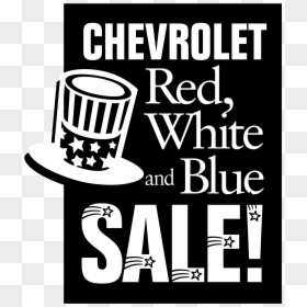 Chevrolet Red White And Blue Sale Logo Png Transparent - Chevrolet, Png Download - hat vector png