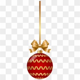 Red Christmas Ball Png Clip Art - Christmas Ball Png, Transparent Png - red christmas ribbon png