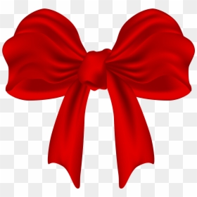 Red Christmas Ribbon Png - Red Bow Ribbon Christmas Png, Transparent Png - red christmas ribbon png