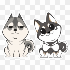 The Lone Wolf And Fox - Cartoon, HD Png Download - lone wolf png