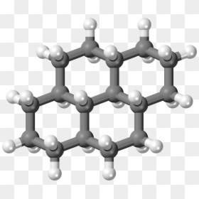 Perhydropyrene 3d Balls - Ball And Stick Model Of Decalins, HD Png Download - steel ball png