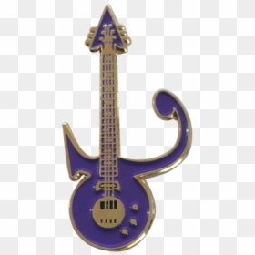 Prince Guitar Pin - Electric Guitar, HD Png Download - metal guitar png