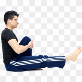 If You Notice You"re Leaning Back, It Means Your Back - Sitting, HD Png Download - sitting back png