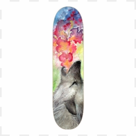 Wolf Graffiti Howl - Longboard, HD Png Download - wolf howl png