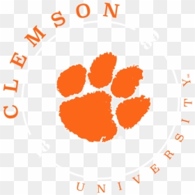 Clip Art Clemson Tiger Paw, HD Png Download - clemson logo png