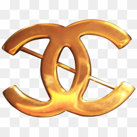 Chanel Logo Gold Transparent, HD Png Download - chanel logo png