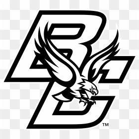 Boston College Logo Svg, HD Png Download - eagle logo design black and white png
