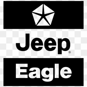 Jeep, HD Png Download - eagle logo design black and white png