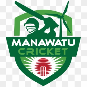 Manawatu Cricket Logo, HD Png Download - cricket batting logo png