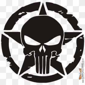 Punisher Skull, HD Png Download - skull logo png