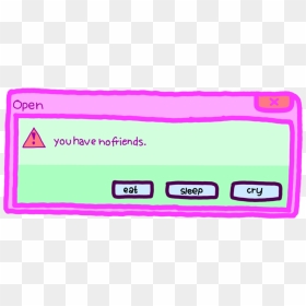 You Have No Friends Png, Transparent Png - pastel goth png