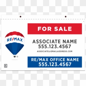 Remax Realtor Lock Boxes-21x36 S Hs H - Hot Air Balloon, HD Png Download - remax balloon png