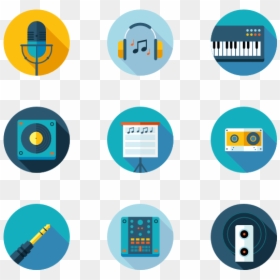 Music Icon Packs Png, Transparent Png - music symbols png