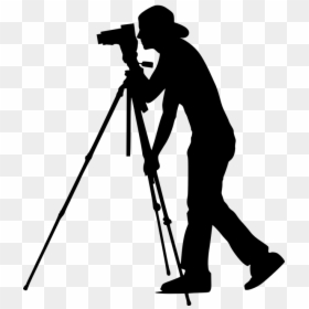 Photographer Transparent Background, HD Png Download - camera silhouette png