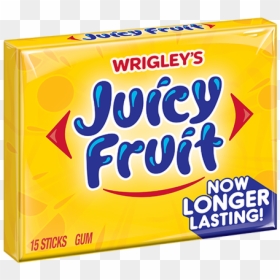 Yellow Gum Juicy Fruit, HD Png Download - starburst background png