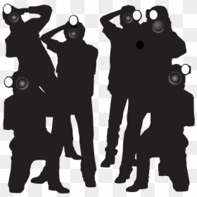Paparazzi Silhouettes, HD Png Download - camera silhouette png