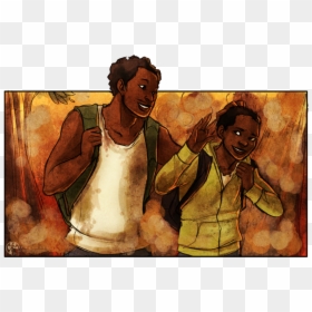 Sam And Henry From The Last Of Us, HD Png Download - the last of us png