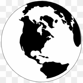 Globe Clipart Black And White, HD Png Download - globe clipart png