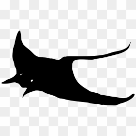 Sting Ray Clip Art, HD Png Download - fish silhouette png