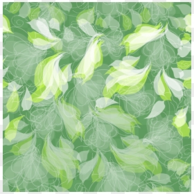 Cute Green Leaf Background, HD Png Download - floral pattern png