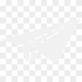 Paper Plane White Icon, HD Png Download - paper icon png