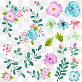 Princess Flower Vector, HD Png Download - floral pattern png
