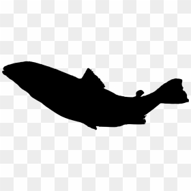 Ocean Fish Silhouette Transparent, HD Png Download - fish silhouette png