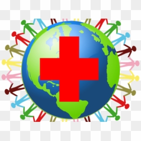 Transparent People Holding Hands Around The World, HD Png Download - globe clipart png