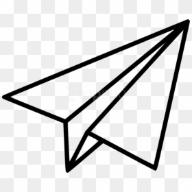 Paper Airplane Icon Transparent Background, HD Png Download - paper icon png