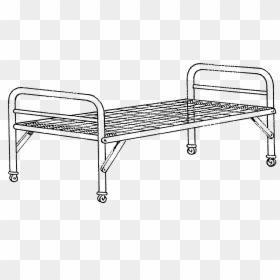 Cot Black And White Clipart, HD Png Download - cot png