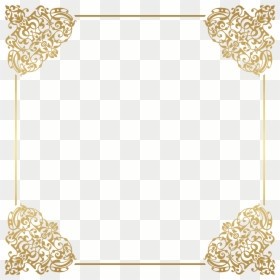 Transparent Background Gold Border Png, Png Download - golden frame design png