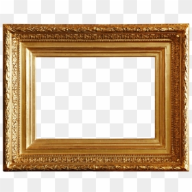 Gold Antique Frame Png, Transparent Png - golden frame design png