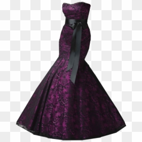 Purple Dress Transparent, HD Png Download - lehenga png