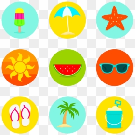 Summer Icon Flat Free, HD Png Download - empty calendar png