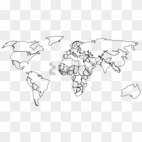 World Map Png Outline, Transparent Png - empty calendar png