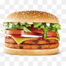 Vegan Cheeseburger Hungry Jacks, HD Png Download - veg burger png