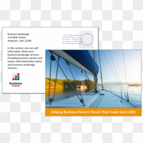 Sail, HD Png Download - postcard template png