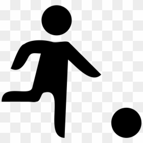 Playing Child Playing With A Ball Silhouette - Child, HD Png Download - children playing silhouette png