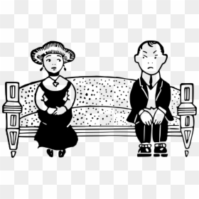 Emotion,art,monochrome Photography - Courting Clipart Gif, HD Png Download - cartoon couch png