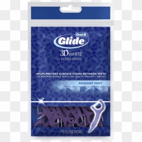 Oral-b Glide 3d White Floss Picks - Oral B Glide 3d White Floss Picks, HD Png Download - metal plaque png