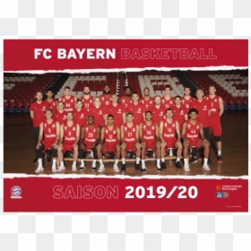 Cartel Del Equipo De Baloncesto 2019/20 - Fc Bayern München, HD Png Download - cartel de madera png