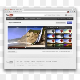 Original Youtube Interface, HD Png Download - video editing png