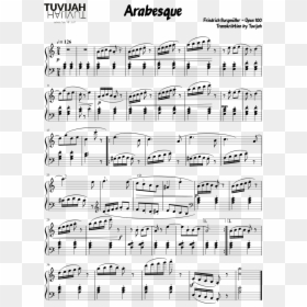 Arabesque Sheet Music Composed By Friedrich Burgmüller - Arabesque Burgmuller, HD Png Download - arabesque png