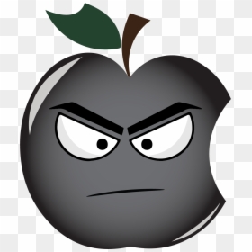 Apple Digital - Smiley, HD Png Download - black apple png