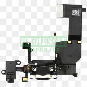 Charge Port And Hf Jack - Dock Charge Iphone 5s, HD Png Download - black apple png